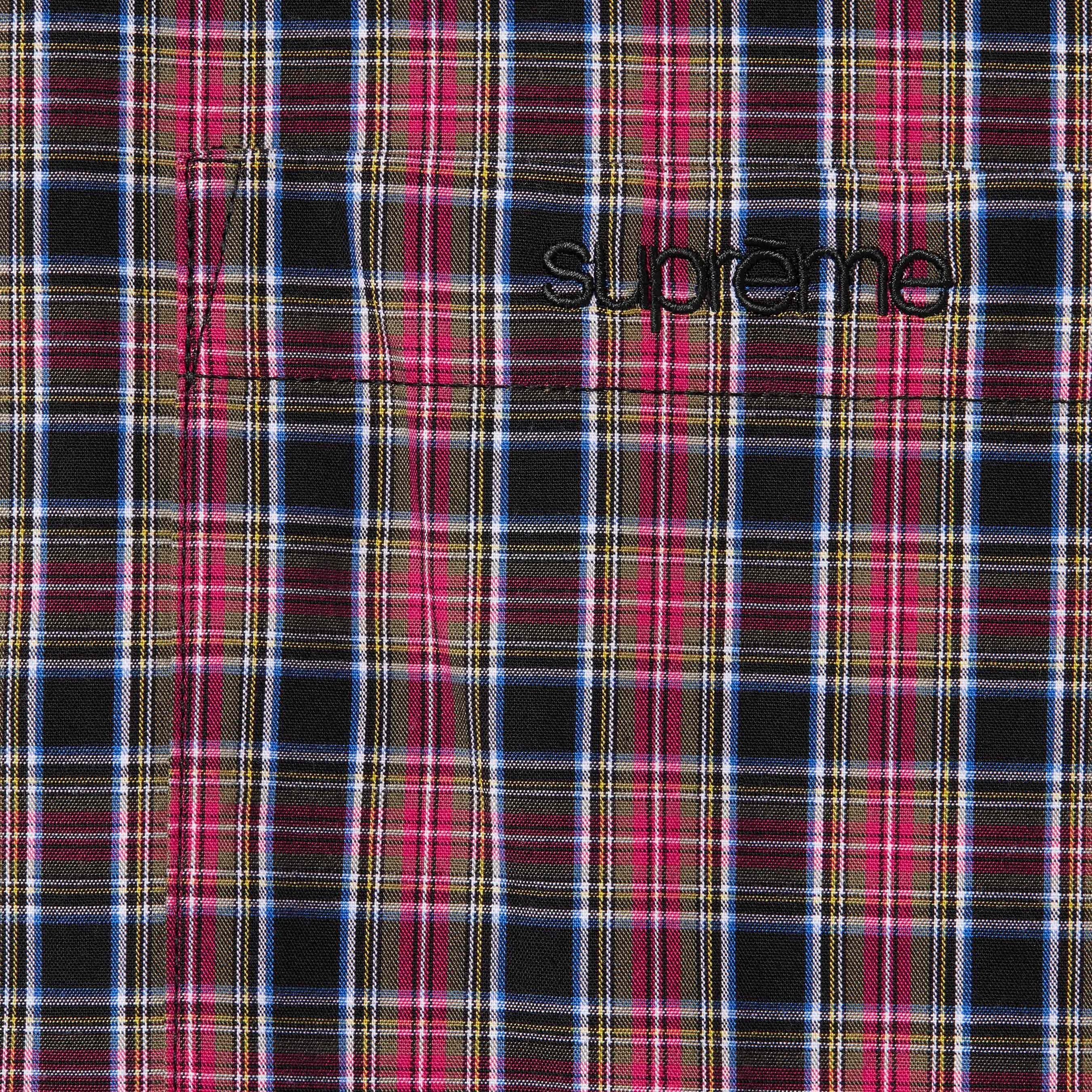 Loose Fit Mini Plaid S/S Shirt view 8
